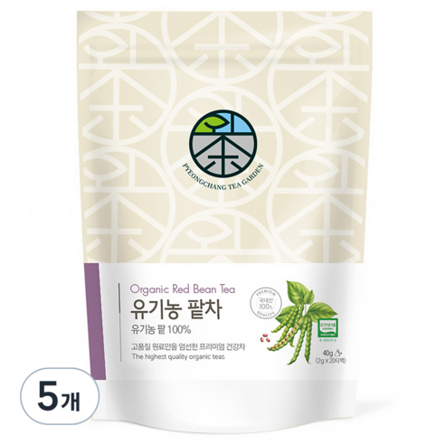 평창다원 유기농 팥차, 2g, 20개입, 5개