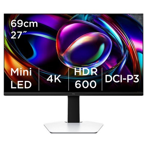 TCL 4K QD Mini LED 모니터, 69cm, 27G74