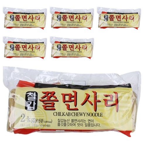 칠갑농산 쫄면사리, 2kg, 6개