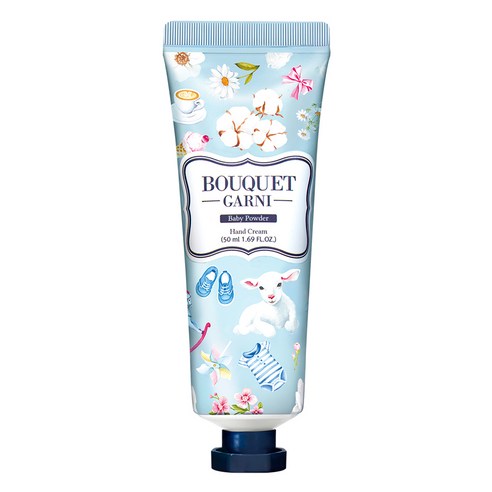 부케가르니 핸드크림 베이비파우더향, 50ml, 1개
