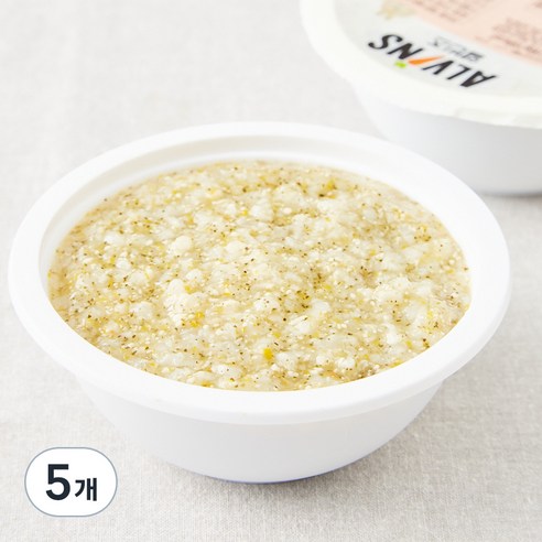 엘빈즈 이유식 중기2 7~10개월 느타리치킨죽, 180g, 5개, 혼합맛(느타리/치킨)