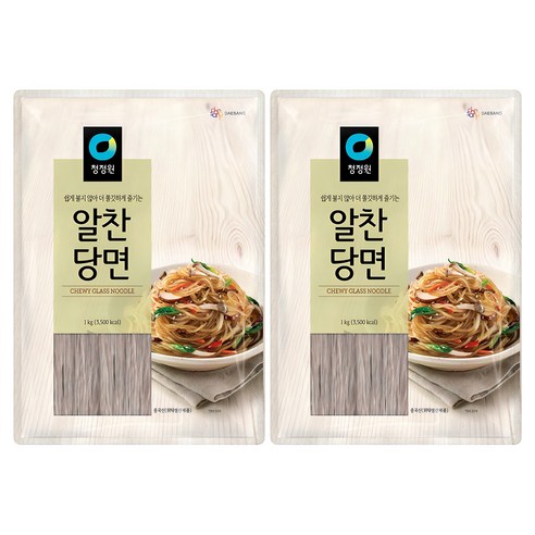 청정원 알찬 당면, 1kg, 2개