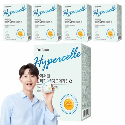 닥터린 하이퍼셀 알티지 rTG 오메가3 알파, 30정, 5개