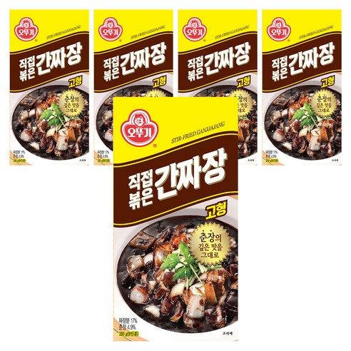 오뚜기 직접 볶은 간짜장 고형, 210g, 5개