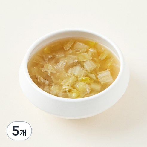 킨더가든 우리아이 한우 배추된장국, 300g, 5개