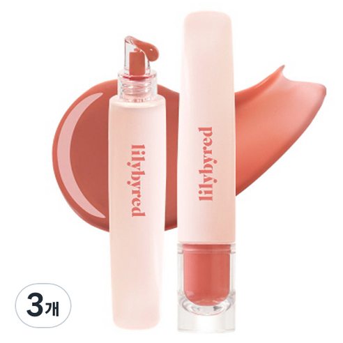 릴리바이레드 탱글 젤리밤, 3개, 9ml, 살구 젤리 한입
