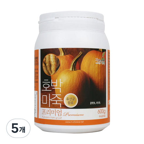 엔초이스_프리미엄호박마죽_, 5개, 600g