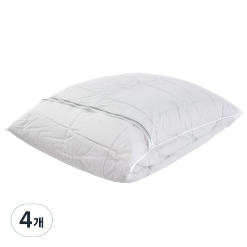 코멧 홈 메쉬 사각 세탁망 90 x 100 cm, 화이트, 4개