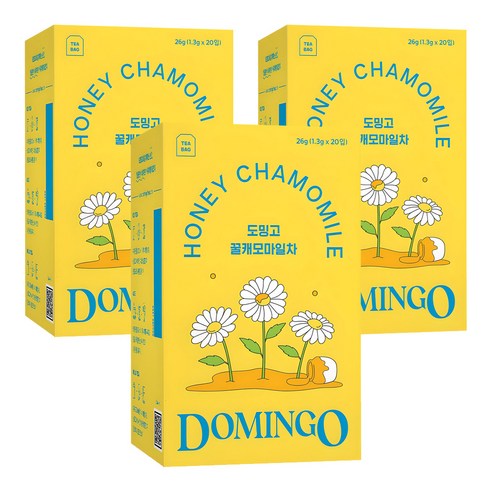 도밍고 꿀캐모마일차, 1.3g, 20개입, 3개