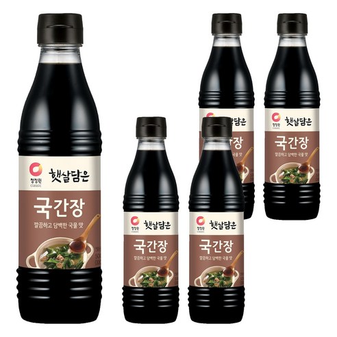 햇살담은 국간장, 500ml, 5개