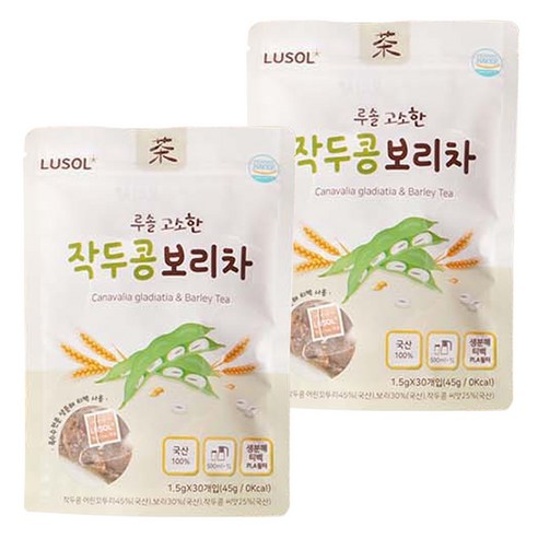 루솔 고소한 작두콩 보리차, 1.5g, 30개입, 2개