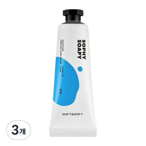 더프트앤도프트 소피소피 시그니처 퍼퓸 핸드크림, 50ml, 3개