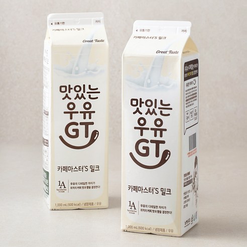 남양유업 맛있는우유GT 카페마스터S 밀크, 1L, 2개