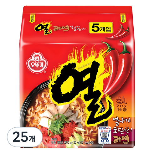오뚜기 열라면, 25개