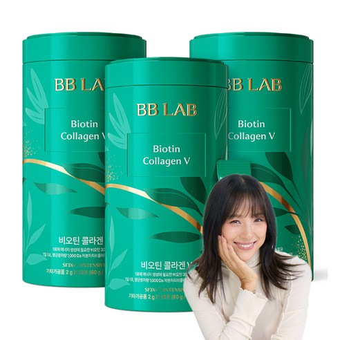 [OKㅣ강추] 뉴트리원 비비랩 비오틴 콜라겐V 30p, 60g, 3개 [OKNOWㅣ추천상품]