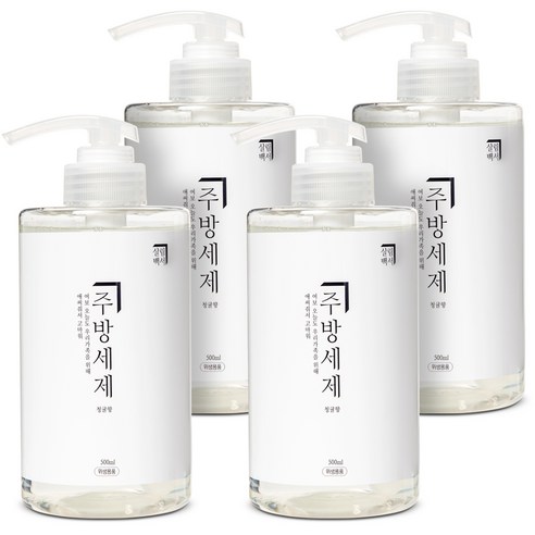 살림백서 주방세제 청귤향, 500ml, 6개