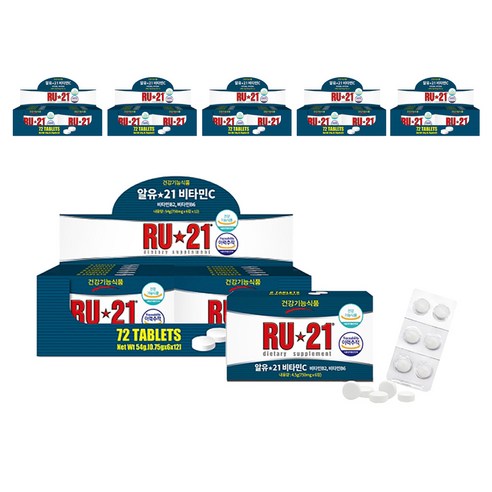 알유21 비타민C, 6정, 72개