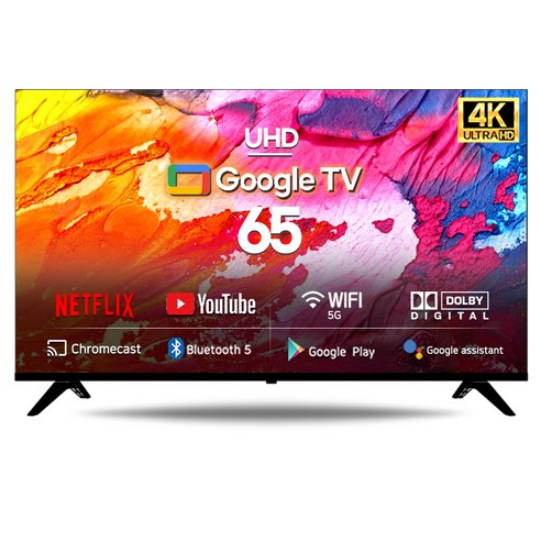 시티브 구글3.0 4K UHD HDR10 TV, 164cm(65인치), MZ65UHD, 벽걸이형, 방문설치