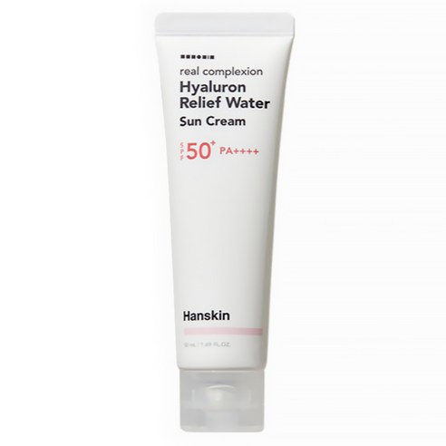 한스킨 히알루론 릴리프 워터 선크림 50ml SPF50 히알루론산 수분, 1개