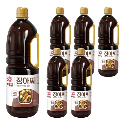 백설 장아찌 간장소스, 6개