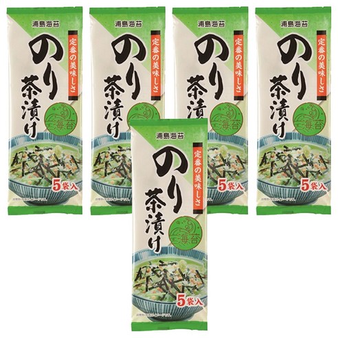 우라시마노리 클래식 오차즈케 김맛 김차즈케 5p, 5개, 25.5g