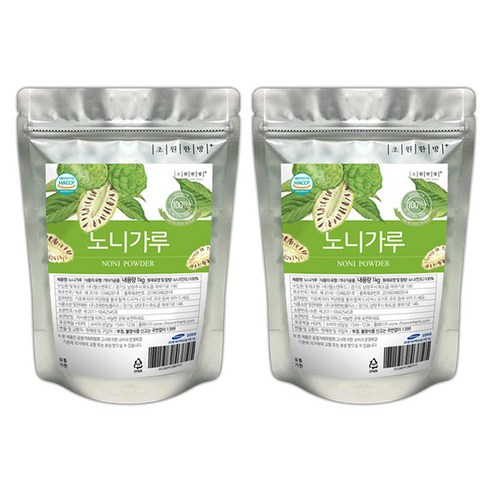 초원한방플러스 노니가루, 2개, 1kg
