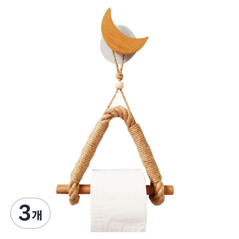 DG생활 감성 휴지걸이 DG-24, 달, 3개