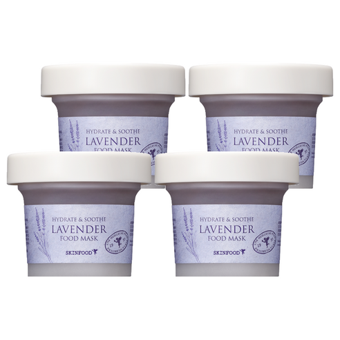 스킨푸드 라벤더 푸드 마스크 120g, 1개입, 4개