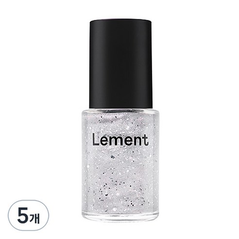 르멘트 컬러 네일, 30실버 샹들리에  글라스, 14ml, 5개