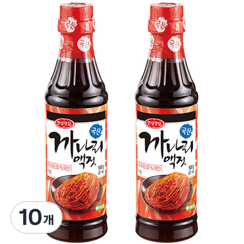 한성기업 까나리액젓, 500g, 10개