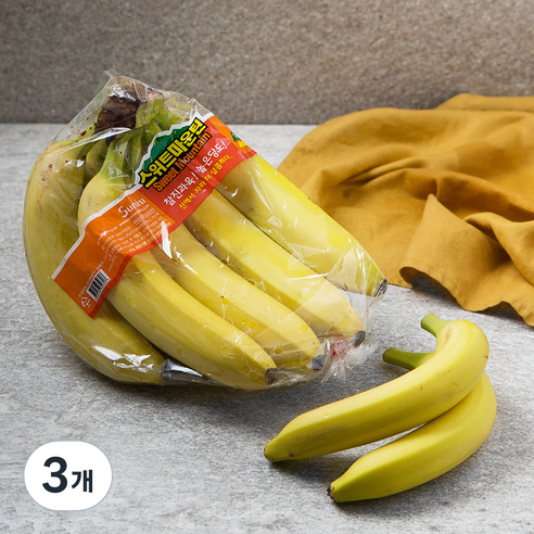 스미후루 스위트마운틴 바나나, 1.5kg내외, 3개