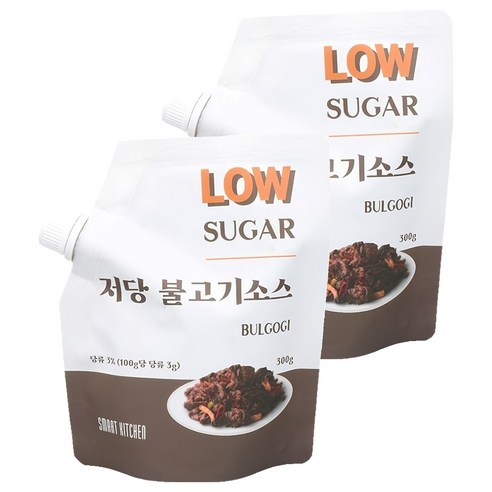 스마트키친 저당 불고기소스, 2개, 300g