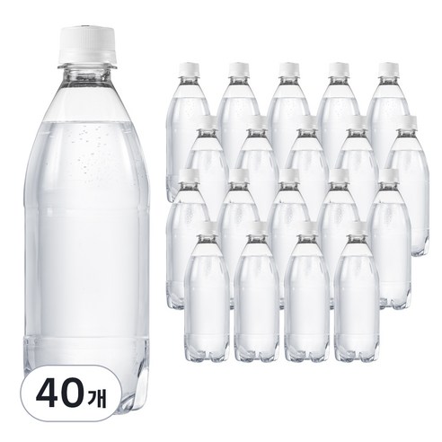 탐사 아쿠아 스파클링 플레인, 40개, 500ml