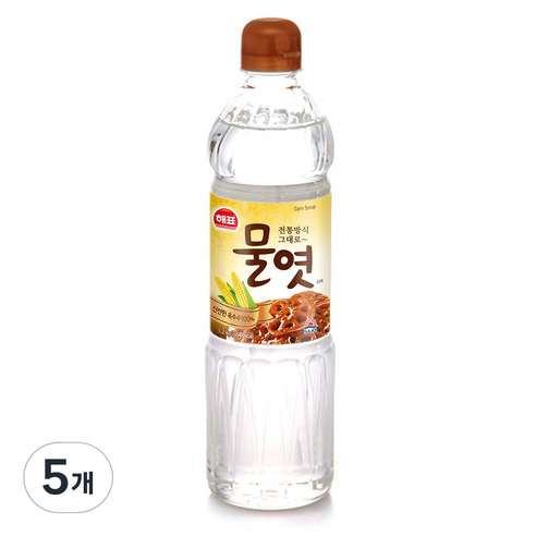 해표 물엿, 1.2kg, 5개