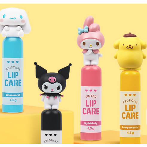 건조한 입술에 생기를 부여하는 산리오캐릭터즈의 달콤한 보호자
