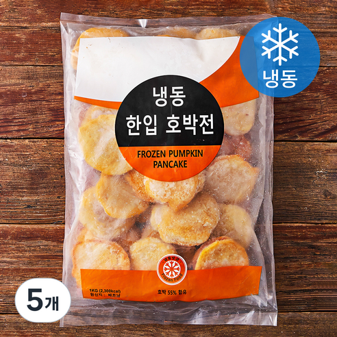 한입 호박전 (냉동), 1kg, 5개