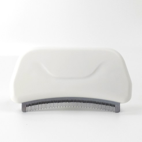옥희독희 고양이 죽은털 제거 뽀송 브러쉬 9.5 x 15.6 cm, 화이트, 1개