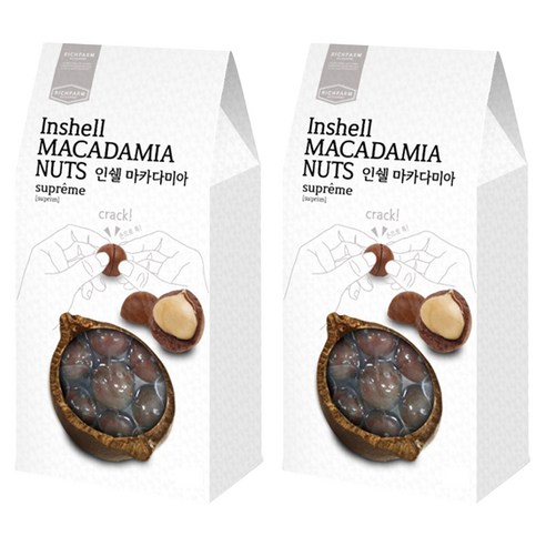 리치팜너트 수푸림 인쉘 마카다미아, 125g, 2개