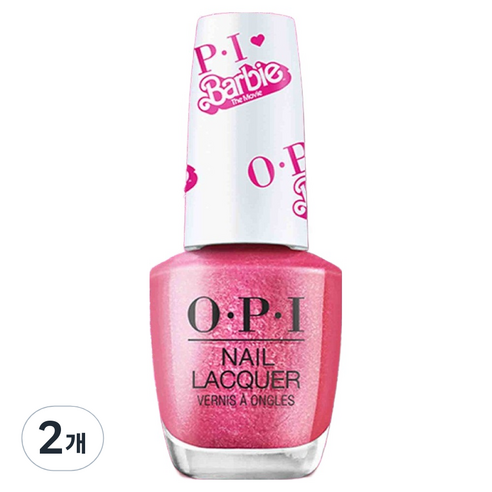 오피아이 네일락커, B017 Welcome to Barbie Land, 2개, 15ml