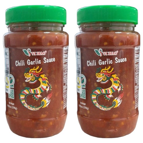 비하오 칠리 갈릭 삼발소스, 250g, 2개