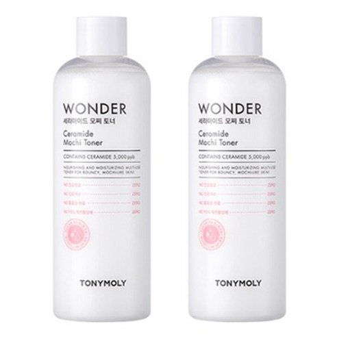 토니모리 원더 세라마이드 모찌 토너, 2개, 500ml