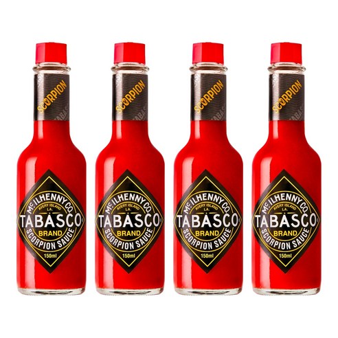 타바스코 스콜피온 소스, 150ml, 4개