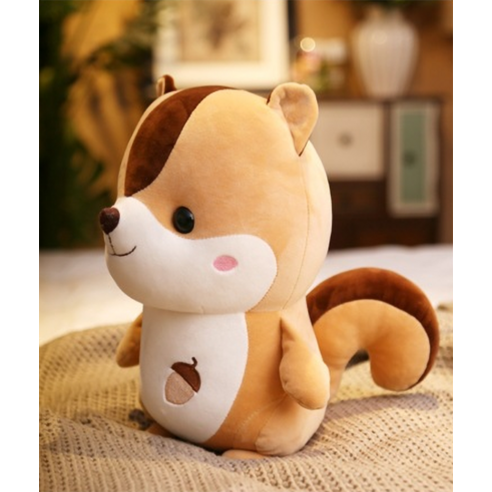 자연의 귀여움을 온전히 담은 네이처타임즈 다람쥐 봉제인형