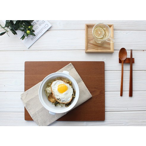 자연의 숨결이 깃든 식탁, 아카시아 우드 테이블매트 2p