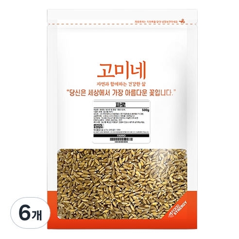 고미네 파로, 500g, 6개