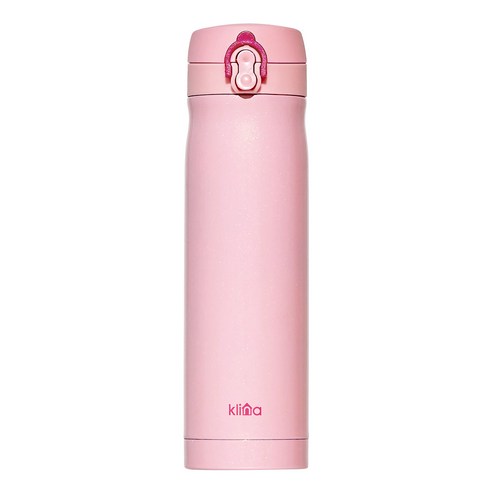 클리나 원터치 보온보냉 텀블러, 핑크, 500ml