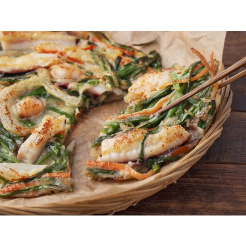 향긋한 바다 내음과 바삭함의 조화, 마이셰프 해물 부추 부침개