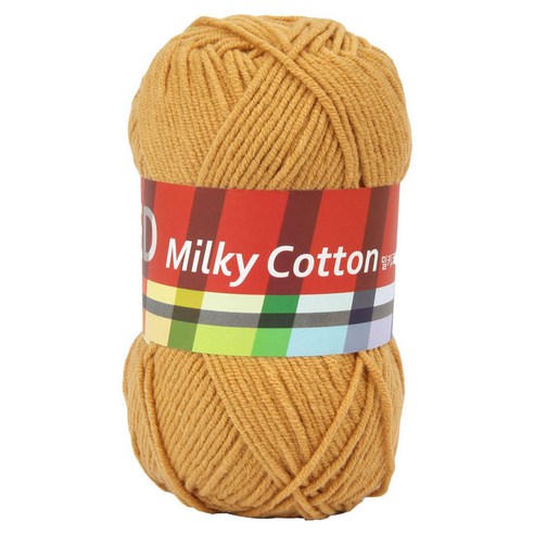 브랜드얀 밀키코튼 RED 뜨개실, 14밀크커피, 1개