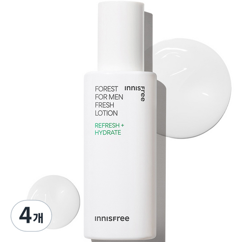 이니스프리 포레스트 포맨 프레시 로션, 140ml, 4개