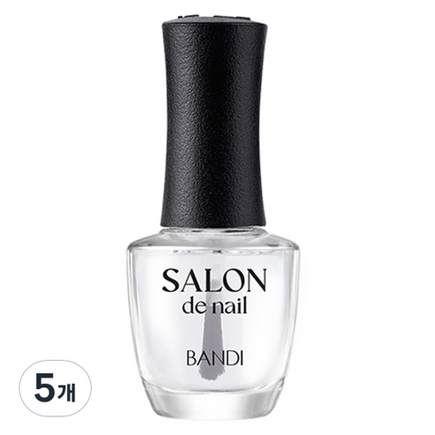 반디BANDI 살롱드 네일, 7ml, 탑코트, 5개